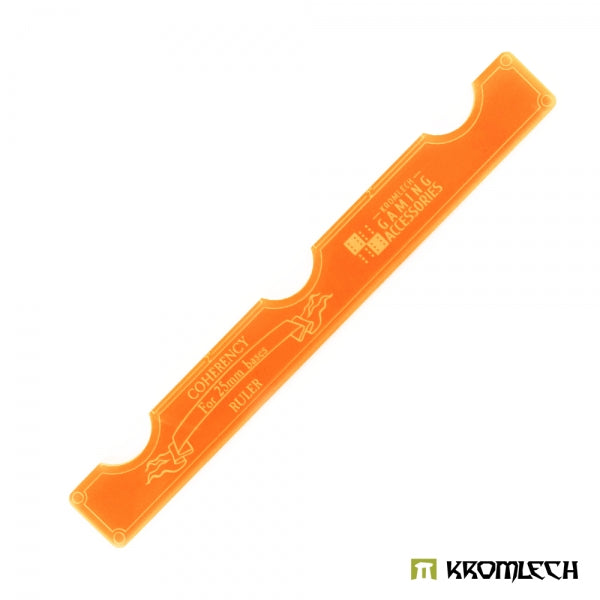 KROMLECH Coherency Ruler - 25mm Bases - Orange