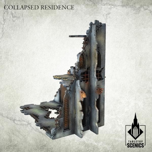 TABLETOP SCENICS Collapsed Residence