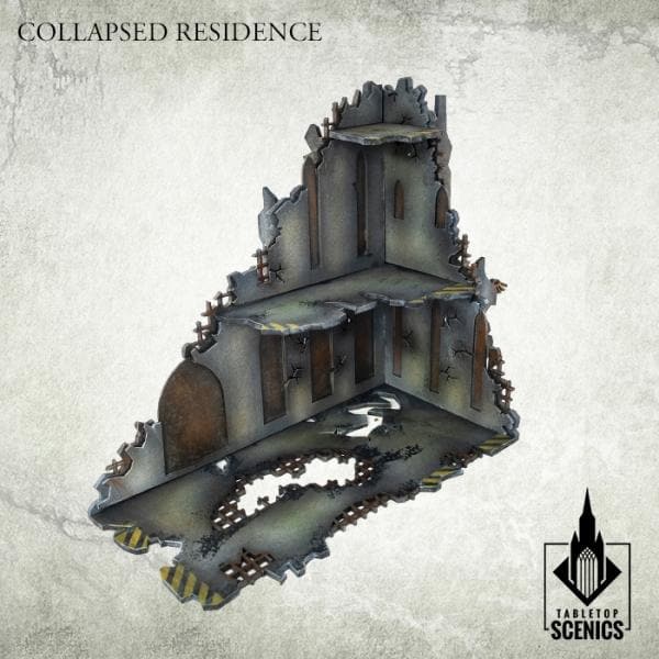 TABLETOP SCENICS Collapsed Residence
