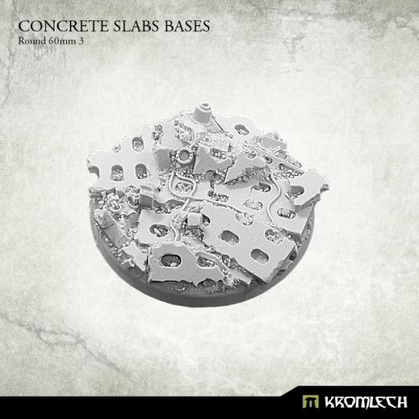 KROMLECH Concrete Slabs Round 60mm [Pattern 3] (1)