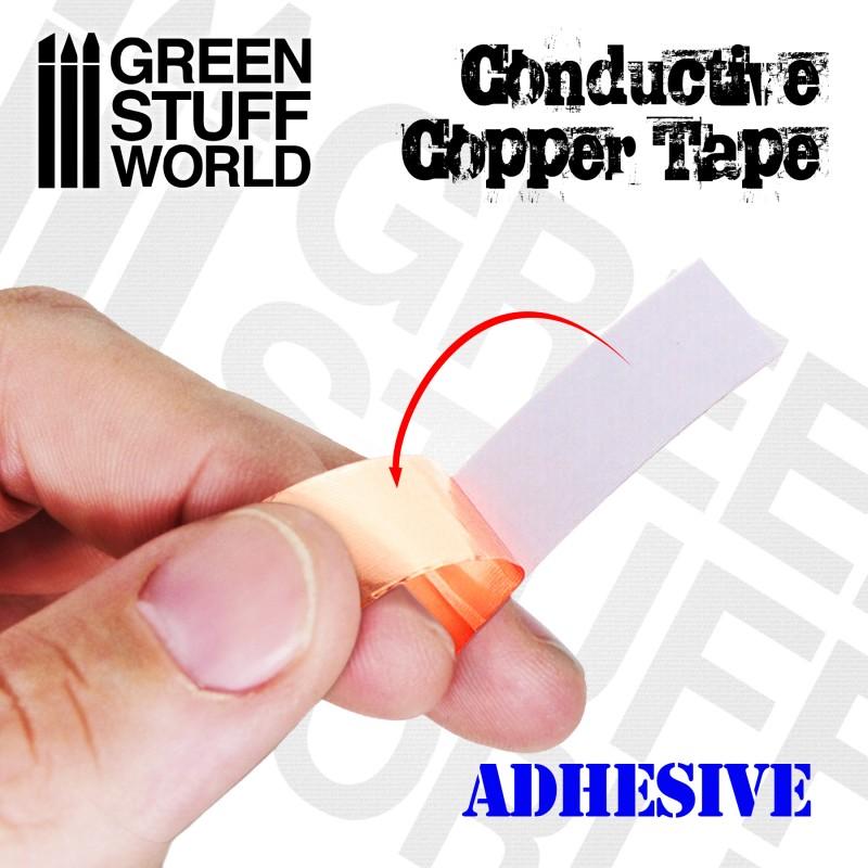 GREEN STUFF WORLD Conductive Copper Tape - 3mm x 20metres