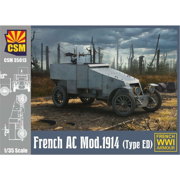 COPPER STATE MODELS 1/35 French Armored Car Modele 1914 (Ty
