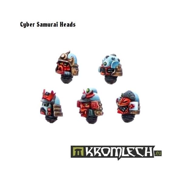 KROMLECH Cyber Samurai Heads (10)