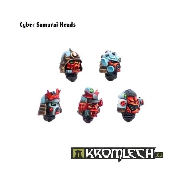 KROMLECH Cyber Samurai Heads (10)