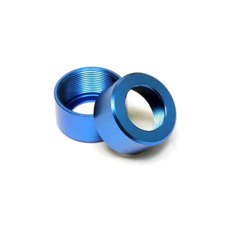 (Clearance Item) HB RACING Cylinder Upper Cap (Blue) Cyclone