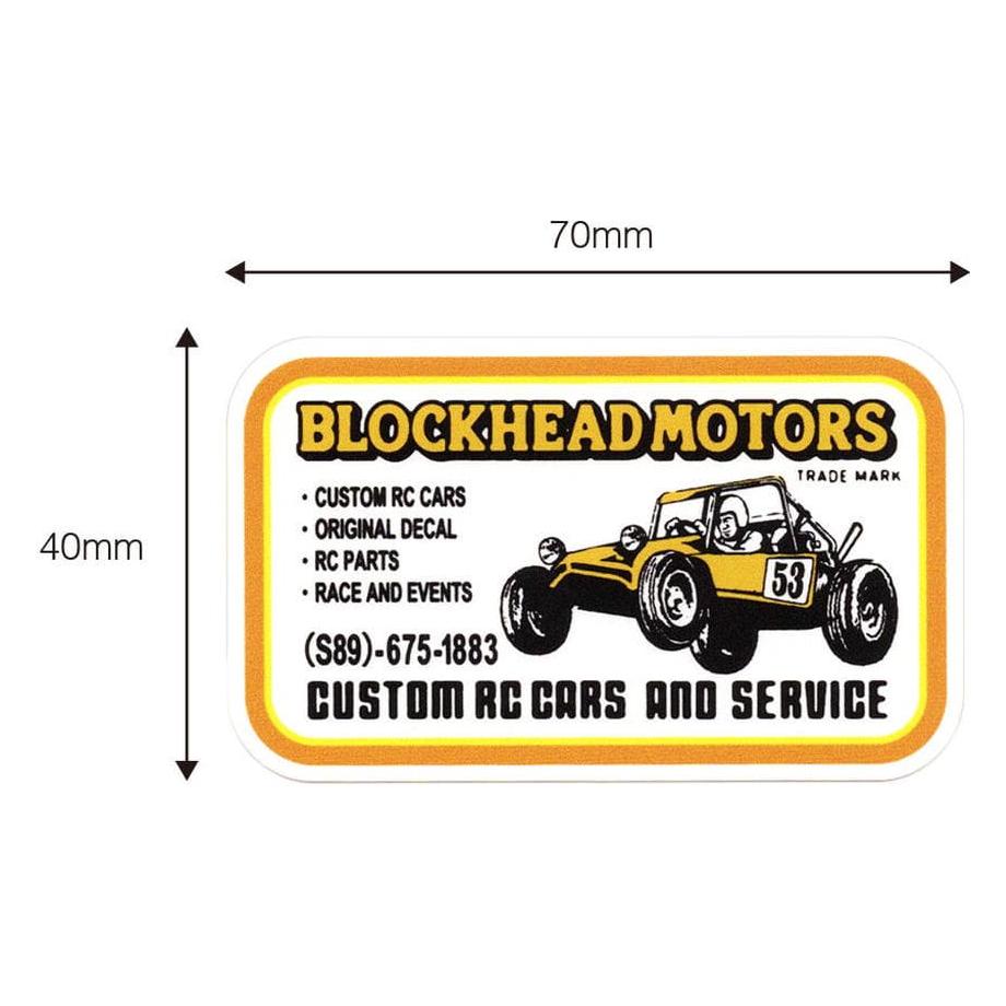 BLOCKHEAD MOTORS BH Buggy Mini Sticker