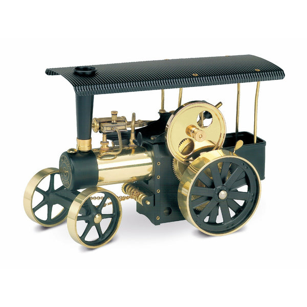 WILESCO D406 Steam Traction Engine Black/Brass