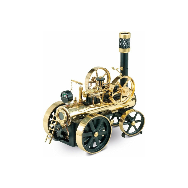 WILESCO D430 Lokomobile Steam Traction Engine - Black and Brass