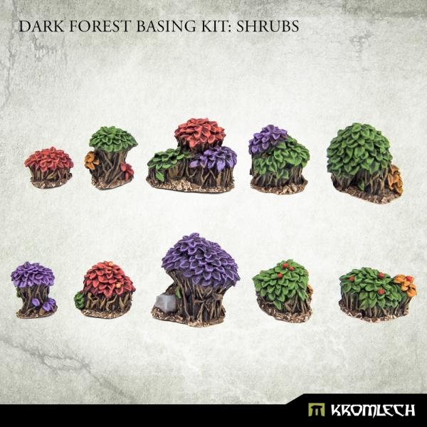 KROMLECH Dark Forest Basing Kit: Shrubs (10)