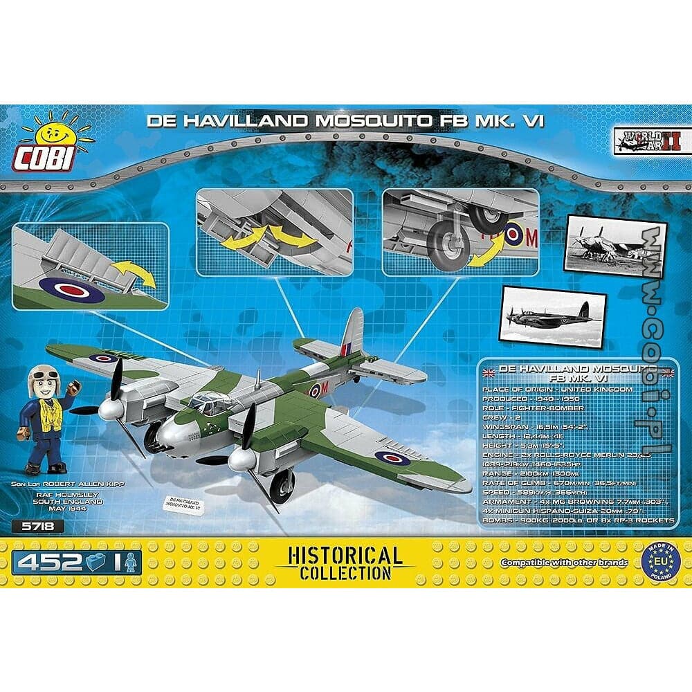 COBI World War II - De Havilland Mosquito FB Mark VI (449 P