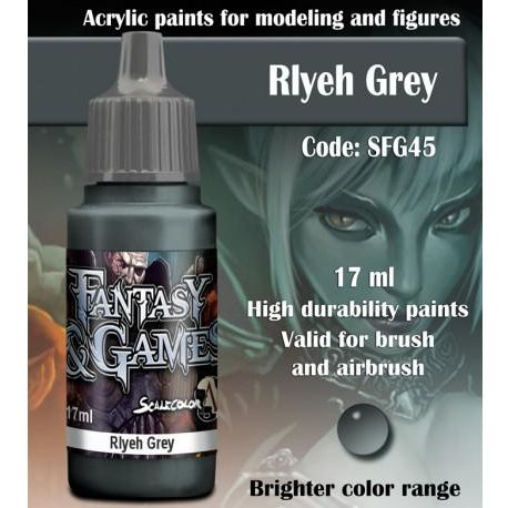 SCALE75 Fantasy & Games Rlyeh Grey Acrylic Paint 17ml