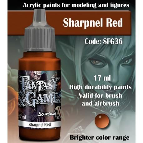 SCALE75 Fantasy & Games Sharpnel Red Acrylic Paint 17ml