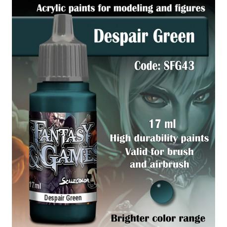 SCALE75 Fantasy & Games Despair Green Acrylic Paint 17ml