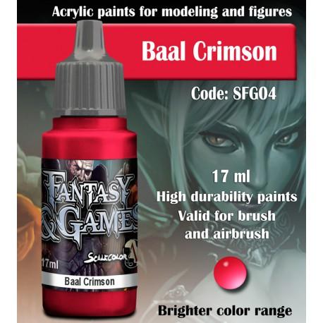 SCALE75 Fantasy & Games Baal Crimson Acrylic Paint 17ml