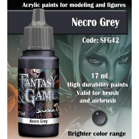 SCALE75 Fantasy & Games Necro Grey Acrylic Paint 17ml