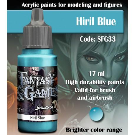 SCALE75 Fantasy & Games Hiril Blue Acrylic Paint 17ml