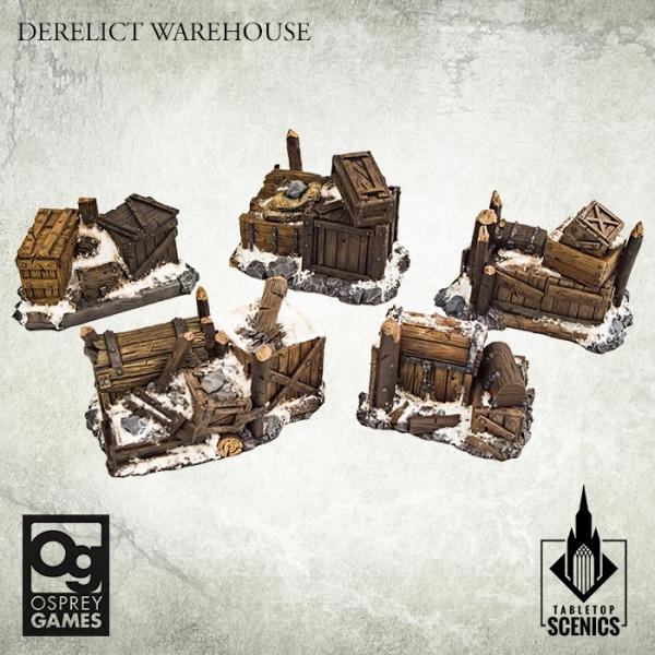 TABLETOP SCENICS Derelict Warehouse (Frostgrave) (5)