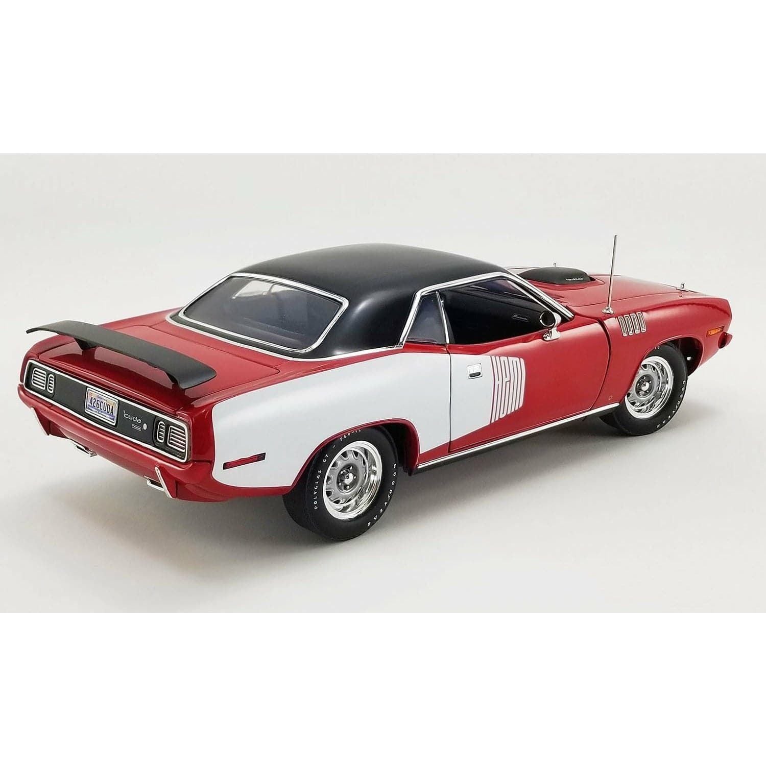 ACME 1/18 1971 Plymouth Hemi Cuda 1 of 1 Red/White