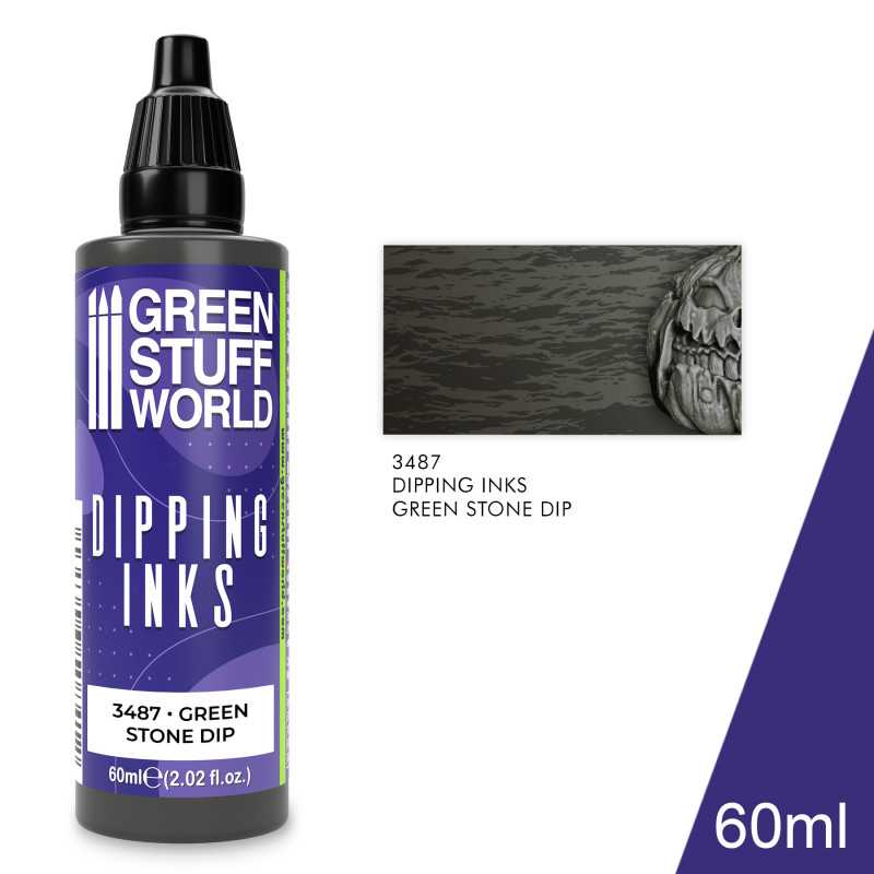 GREEN STUFF WORLD Dipping Ink - Black Green Stone Dip 60ml