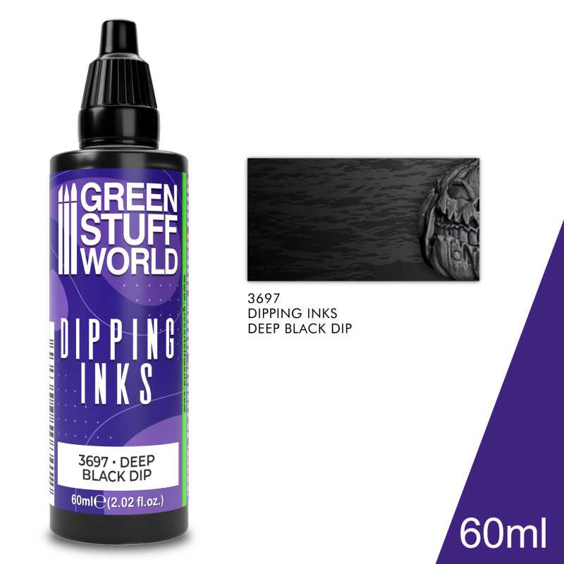 GREEN STUFF WORLD Dipping Ink - Deep Black Dip 60ml