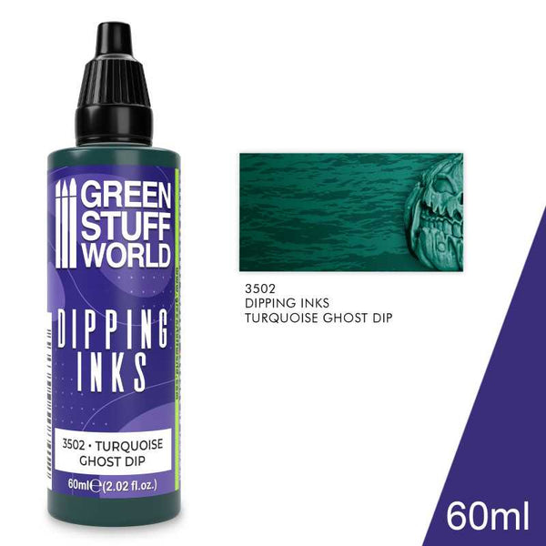 GREEN STUFF WORLD Dipping Ink - Turquoise Ghost Dip 60ml