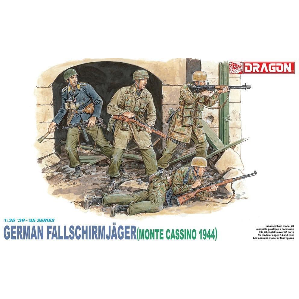 DRAGON 1/35 German Fallschirmjager (Monte Cassino 1944)