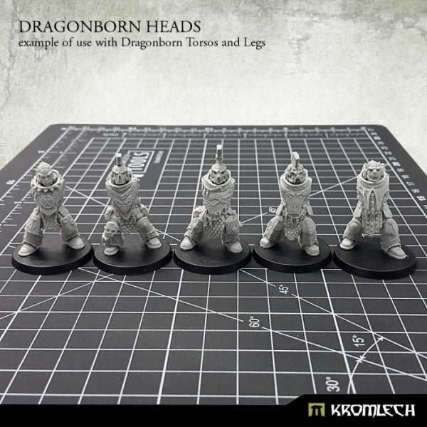 KROMLECH Dragonborn Heads (10)