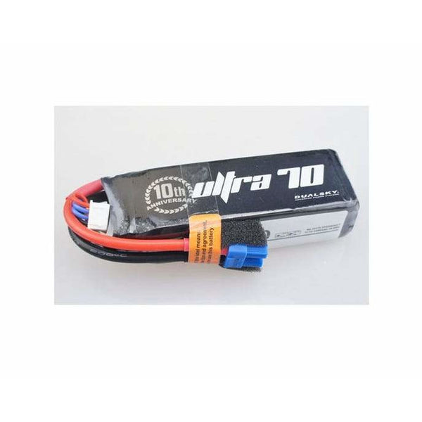 DUALSKY Ultra 70 LiPo Battery, 2250mAh 3S 70C