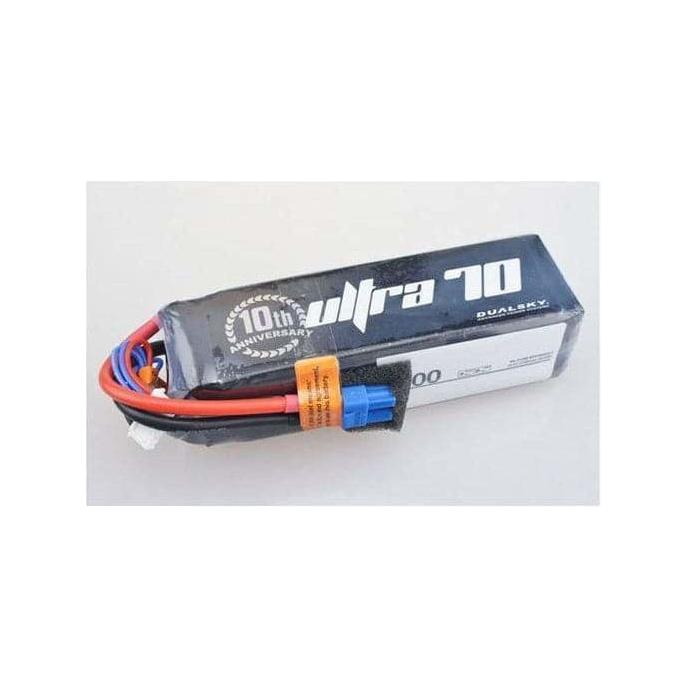 DUALSKY Ultra 70 LiPo Battery, 2700mAh 6S 22.2v 70C XTC Plu