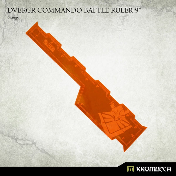 KROMLECH Dvergr Commando Battle Ruler 9" (Orange)
