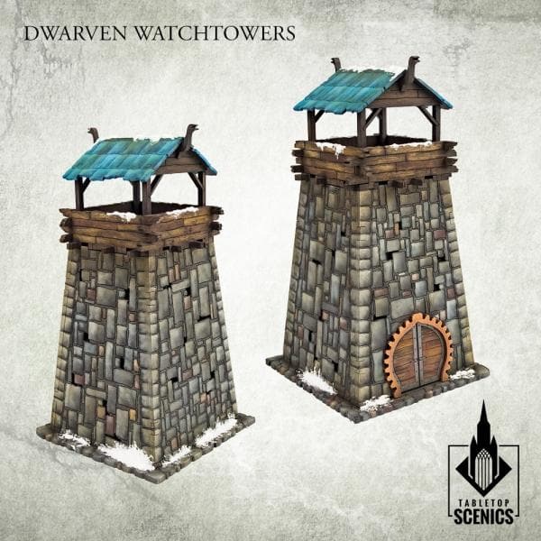 TABLETOP SCENICS Dwarven Watchtowers (2)