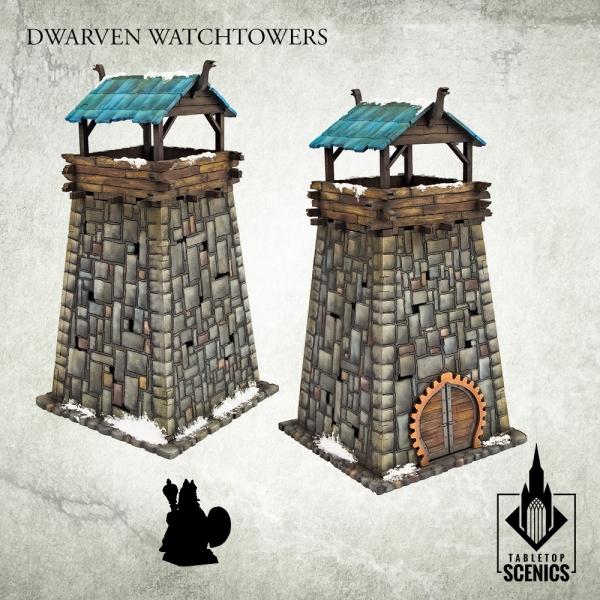 TABLETOP SCENICS Dwarven Watchtowers (2)