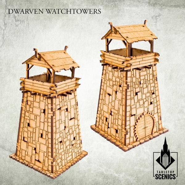 TABLETOP SCENICS Dwarven Watchtowers (2)