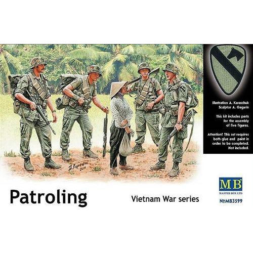 MASTER BOX 1/35 'Patrolling' Vietnam War Series
