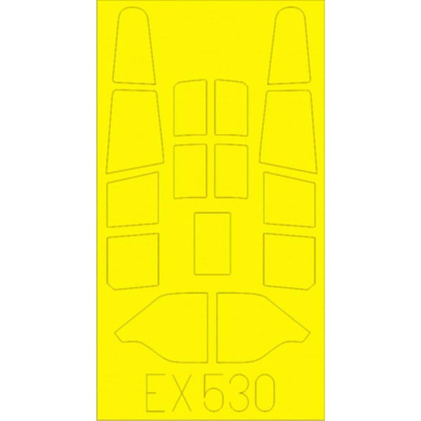 EDUARD Masks for 1/48 P-40B  1/48 (EX530) - Hearns Hobbies Melbourne - EDUARD