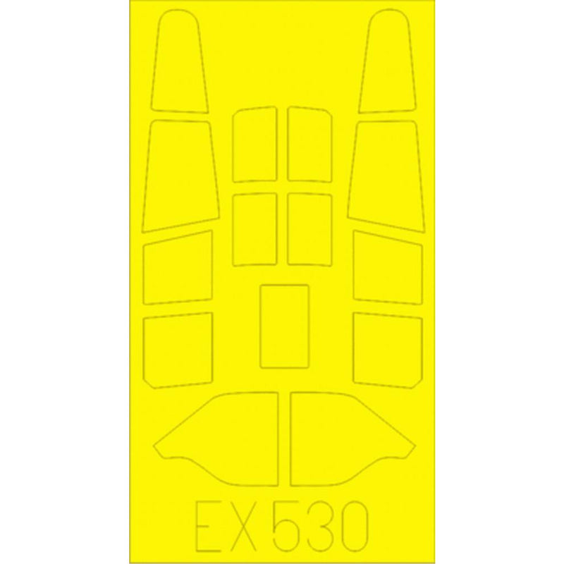 EDUARD Masks for 1/48 P-40B  1/48 (EX530) - Hearns Hobbies Melbourne - EDUARD
