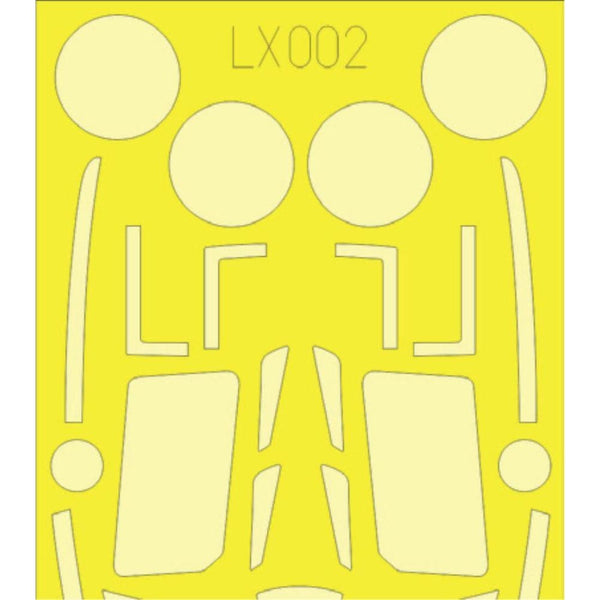 EDUARD Masks for 1/24 Typhoon Mk.Ib Car Door 1/24 (LX002) - Hearns Hobbies Melbourne - EDUARD