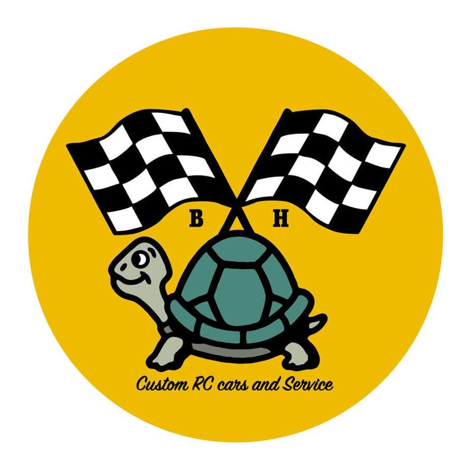 BLOCKHEAD MOTORS Turtle Checker Round Sticker