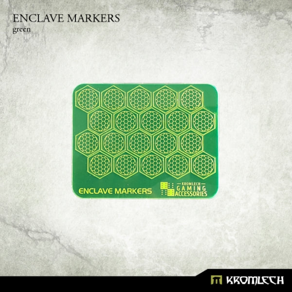 KROMLECH Enclave Markers (Green) (20)