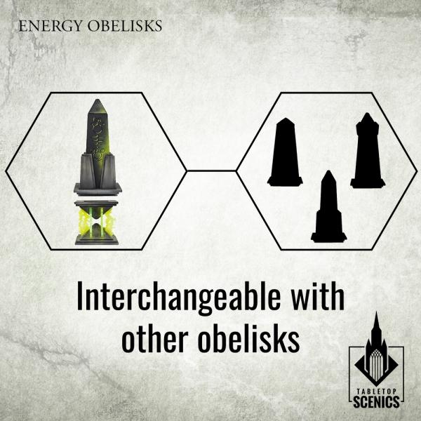 TABLETOP SCENICS Energy Obelisks (2)