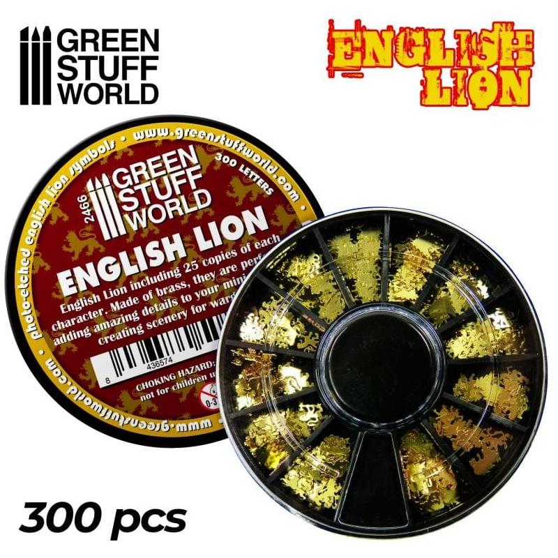 GREEN STUFF WORLD English Lion Symbols