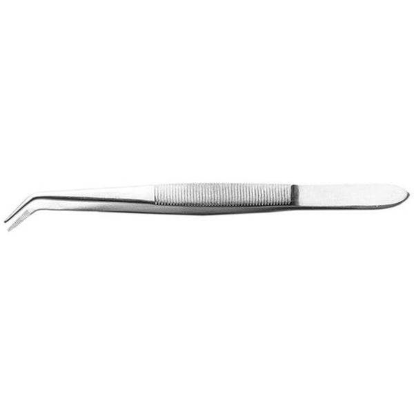 EXCEL 6 INCH STAINLESS CURVED POINT TWEEZER - Hearns Hobbies Melbourne - EXCEL