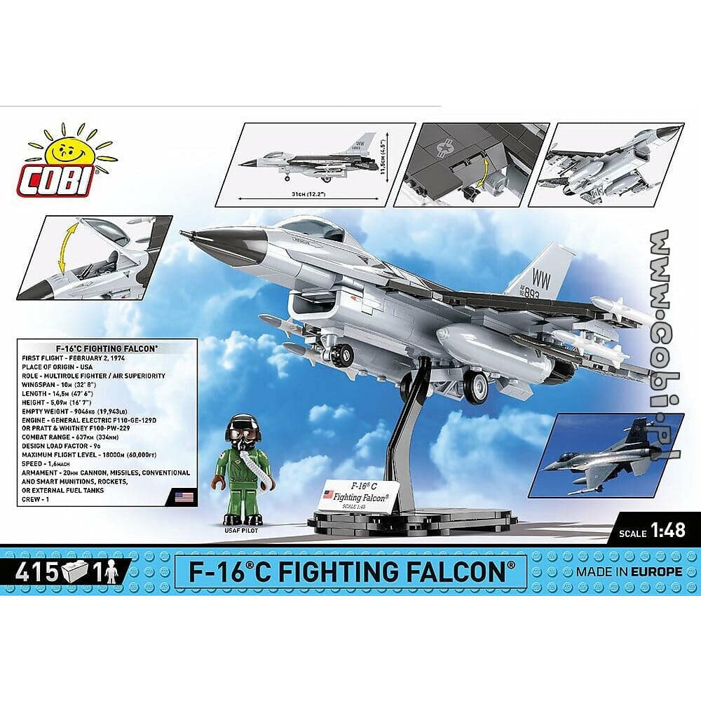 COBI Armed Forces - F-16C Fighting Falcon 415 pcs