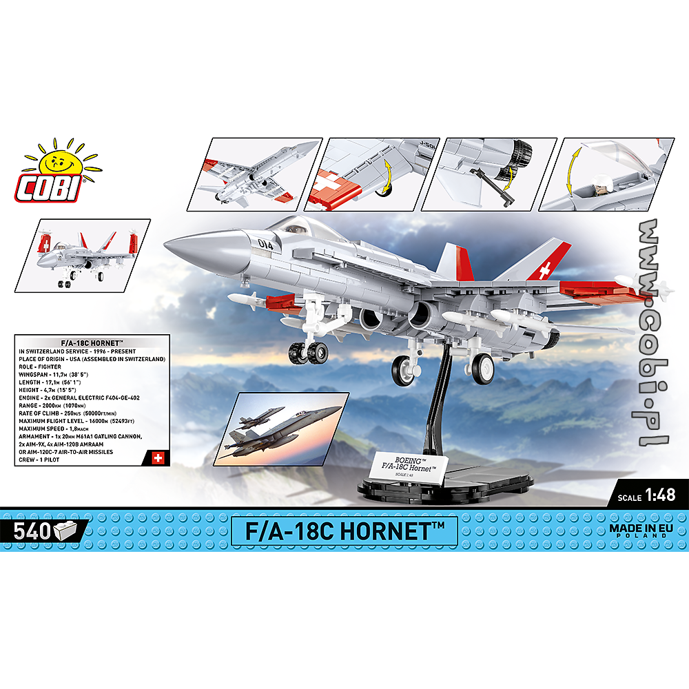 COBI Armed Forces - F/A-18C Hornet 540 pcs