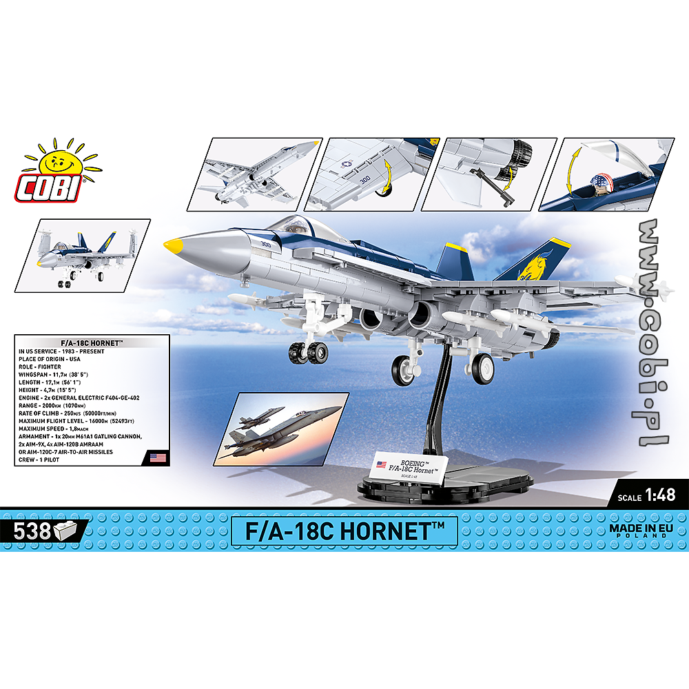 COBI Armed Forces - F/A-18C Hornet 538 pcs