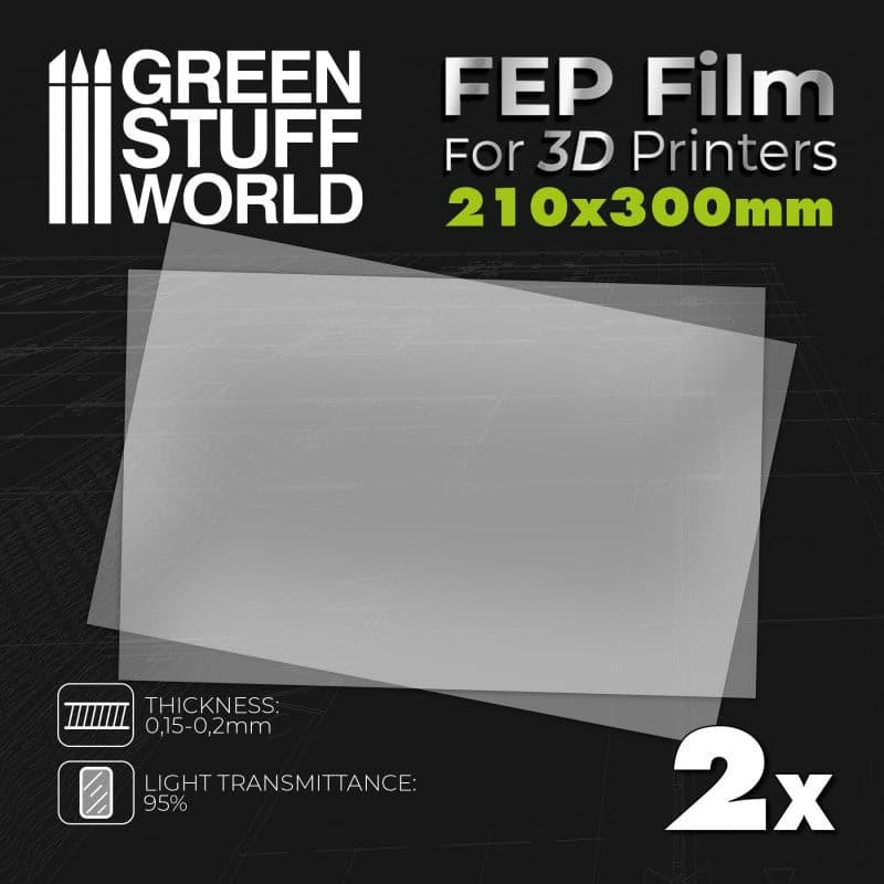 GREEN STUFF WORLD FEP Film 300x210mm (Pack x2)