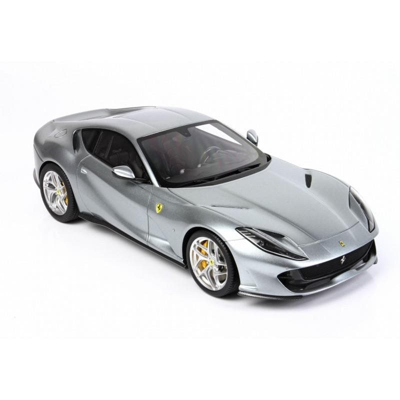 BBR 1/18 Ferrari 812 Superfast Grigio Titanio with Case