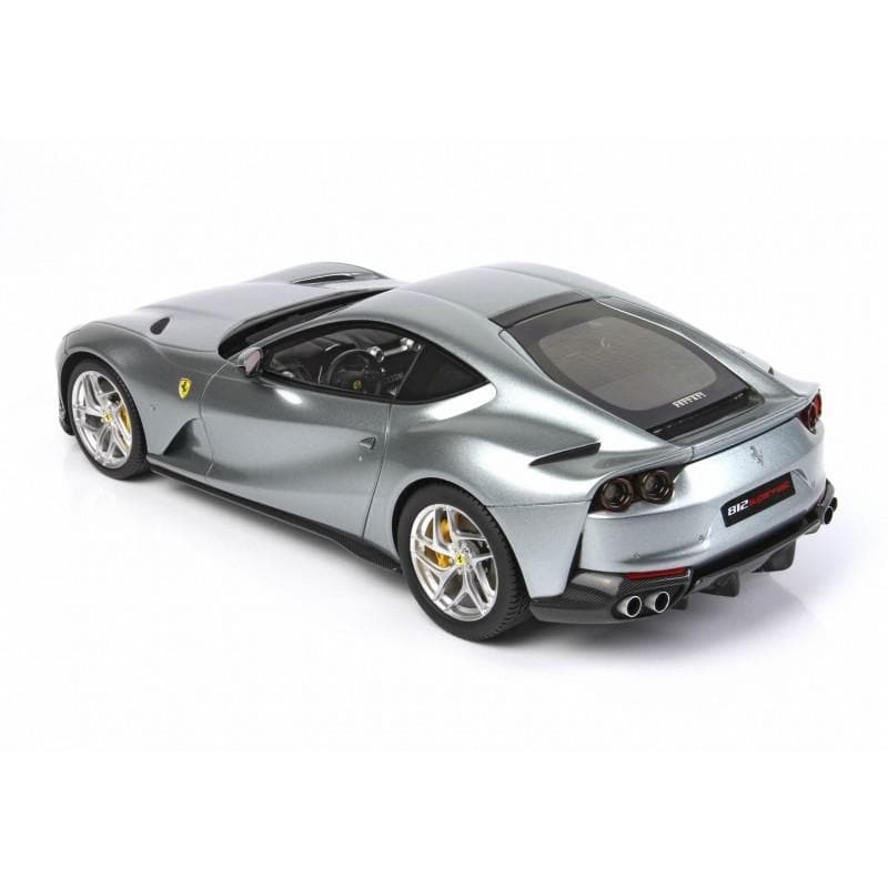 BBR 1/18 Ferrari 812 Superfast Grigio Titanio with Case