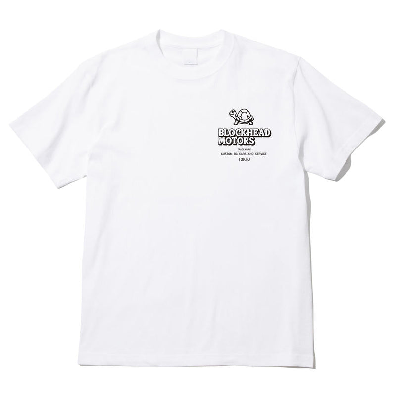 BLOCKHEAD MOTORS Standard T-Shirt/White Size M
