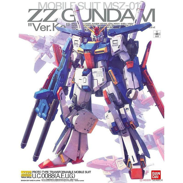 BANDAI 1/100 MG ZZ Gundam Ver.Ka